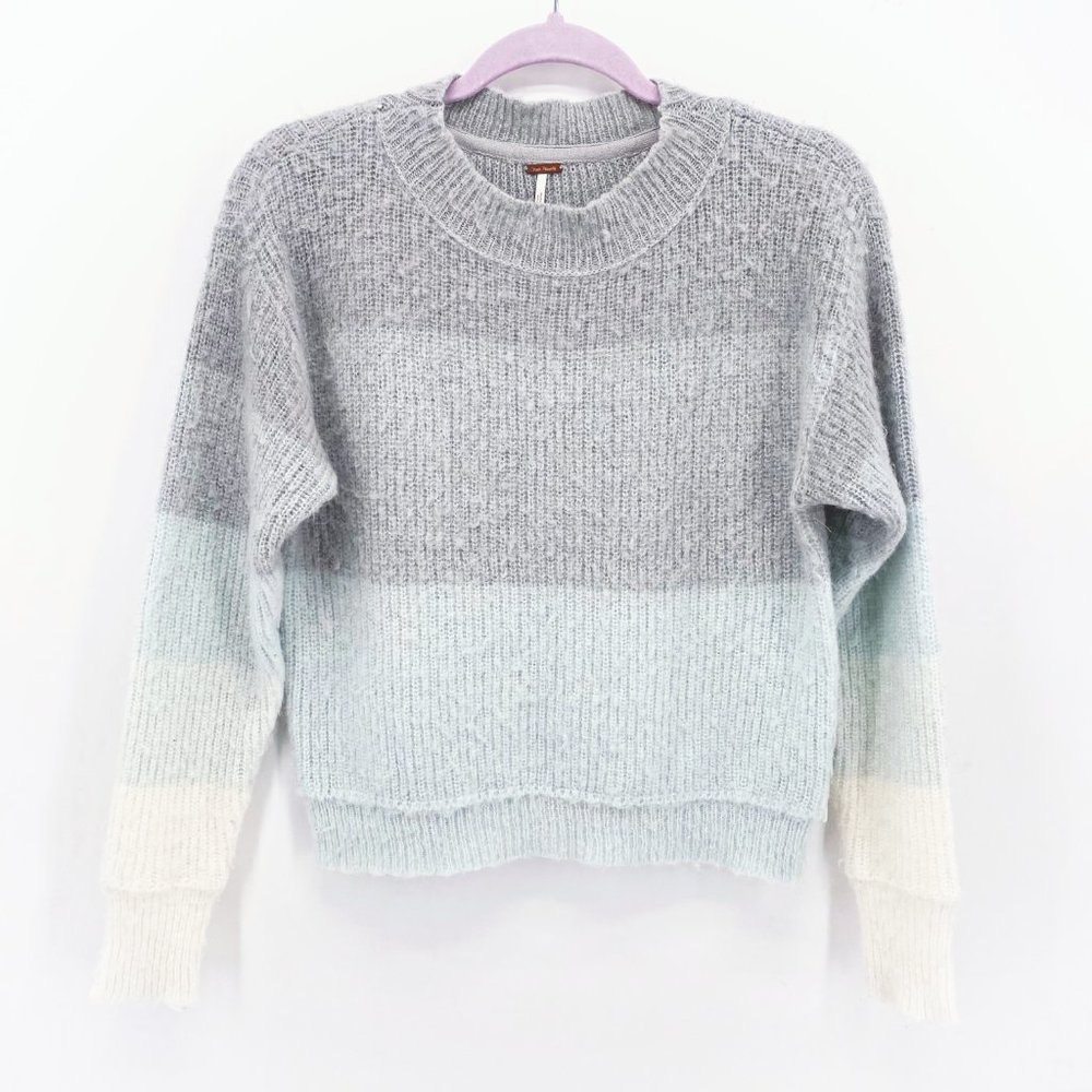 Free‎ People Autumn Sky Colorblock Sweater